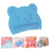 Minkissy 4pcs Shampoo Cradle Cap Brush and Comb Soft Material