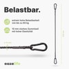 Set of 2 Elastic Straps with Carabiner, 60 cm /