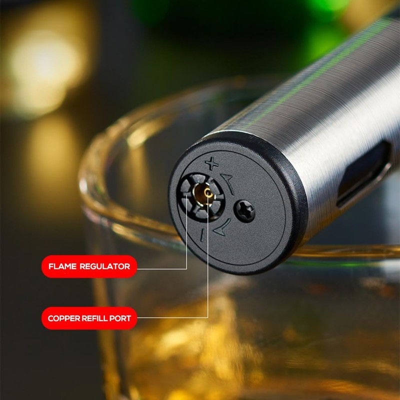 Mini Torch Lighter Windproof Jet Blue Flame Lighters Compact Portable