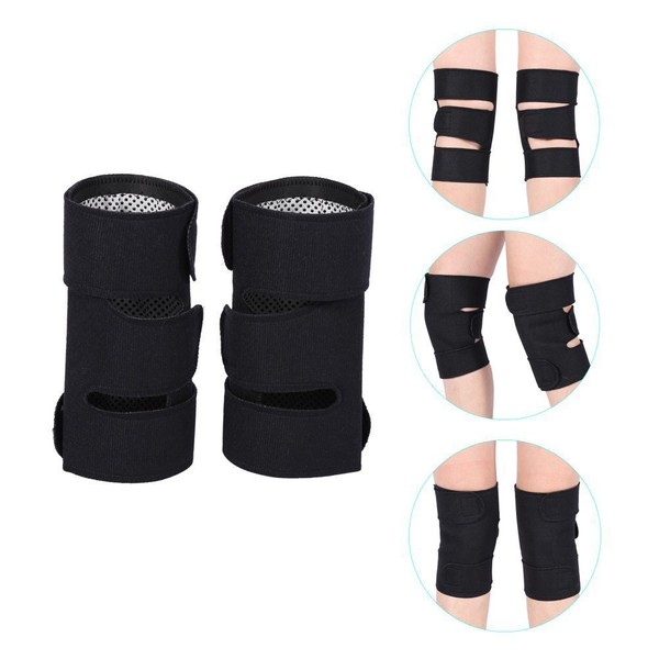 1 Pair Tourmaline Self-Heating Knee Brace, Magnetic Therapy Knee Protection Belt, Arthritis Brace Knee Support for Arthritic Pain Relief, Sports Injuries, Rehabilitation