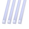 8FT LED Shop Light Fixture, 72W 6000K Frosted Cover, Fluorescent