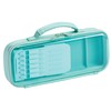 Raymay Fujii FSB1187M Pencil Case, Top Liner, Clear, Green