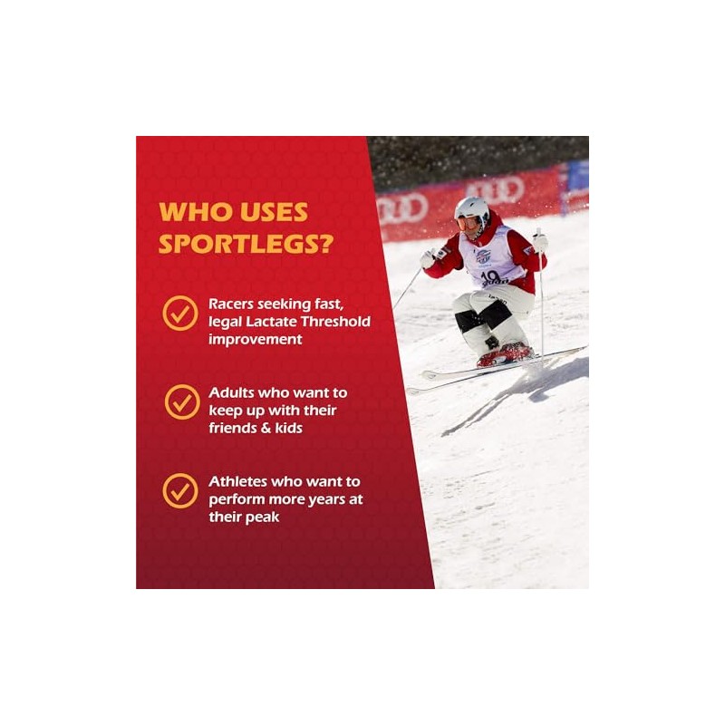SportLegs Suplemento en Cápsulas, Fórmula para Rutina Deportiva, Botella con