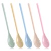 5pcs Long Handle Mixing Spoon 7.2 Inch Colorful Coffee Stirring