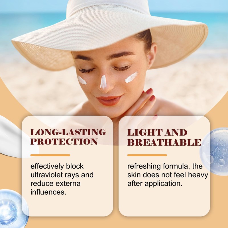 Mineral Tallow Sunscreen SPF 50+,Organic Natural Tallow Sunscreen, Clean Non-Greasy