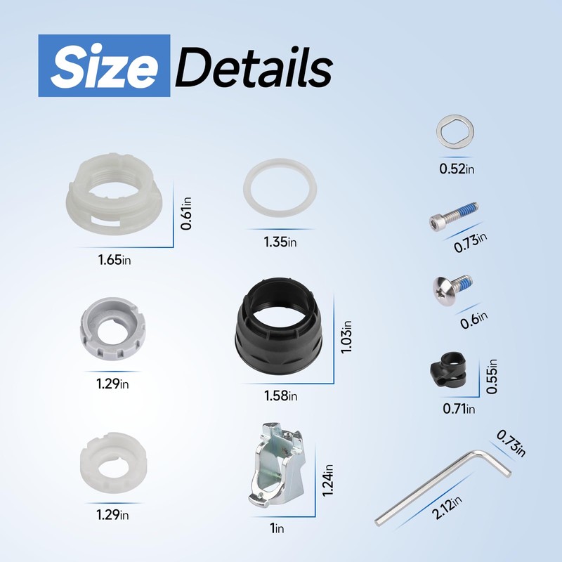 Kitchen Faucet Repair Kit, 93980 Handle Mechanism Kit Replacement Parts