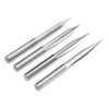 4Pcs VShaped Carving Cutter 2Edged Engraving Bit 4x0.3x15°/4x0.3x20°/4x0.3x25°/4x0.3x30°