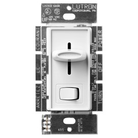 Lutron Electronics SFSQ-LF-WH Skylark Fan Control, White