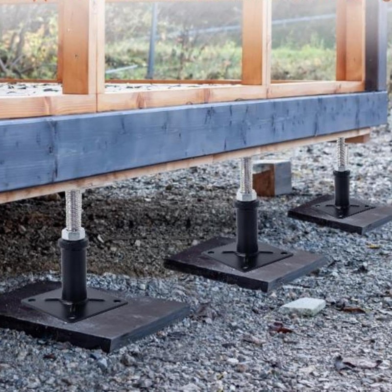 YMSZGBZG 8 Pack Adjustable Floor Jack,Mini Screw Jack,Telescoping Jack for