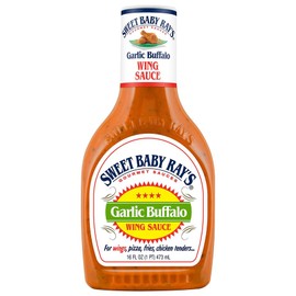 Sweet Baby Ray’s Garlic Buffalo Wing Sauce, 16 Fl Oz (Pack of 3)