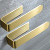 Taozun Adhesive Towel Rack/Hand Towel Holder, Gold Towel Holder for