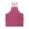 sourcing map Canvas Chef Aprons 75x69cm Adjustable Strap Cross Back