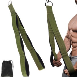 Tricep Rope, tricep Pull Down Attachment with Carry Bag, tricep Rope Cable Attachment for Pull Downs, Strength Training, arm Training, Facepulls and Perfect for Professional Gym