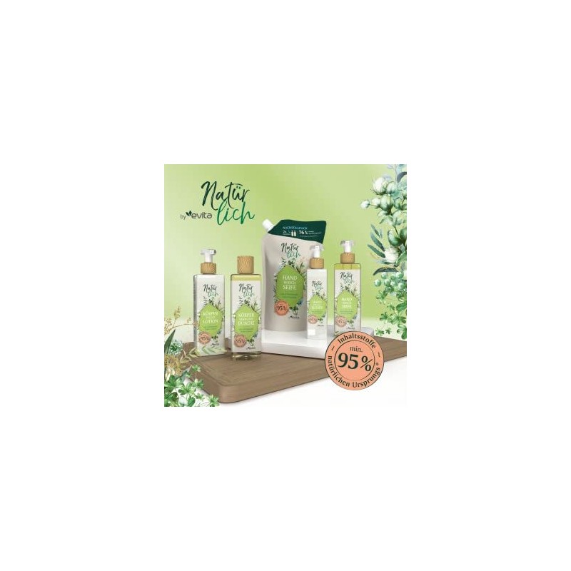 Natural by evita Hand Wash Soap Refill Bag (600 ml)
