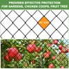 Bird Netting - Garden Poultry Netting with 3/4" Mesh Net,