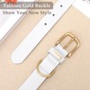 WHIPPY Women Leather Belt for Jeans Pants Dresses Ladies Fashion