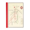 Rex London A5 Lined Notebook - Tfl Heritage Tube Map