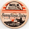 Milk Bottle Cap - Sunny Slope Dairy - Kingston, (Massachusetts