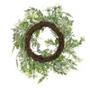 National Tree Company Artificial Wreath Decoration, Green, Woven Branch Base,