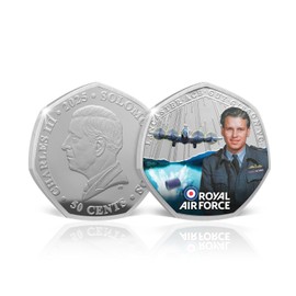 The Koin Club RAF Legends of Aviation Dambusters Guy Gibson Silver Coin 2025 Limited Edition