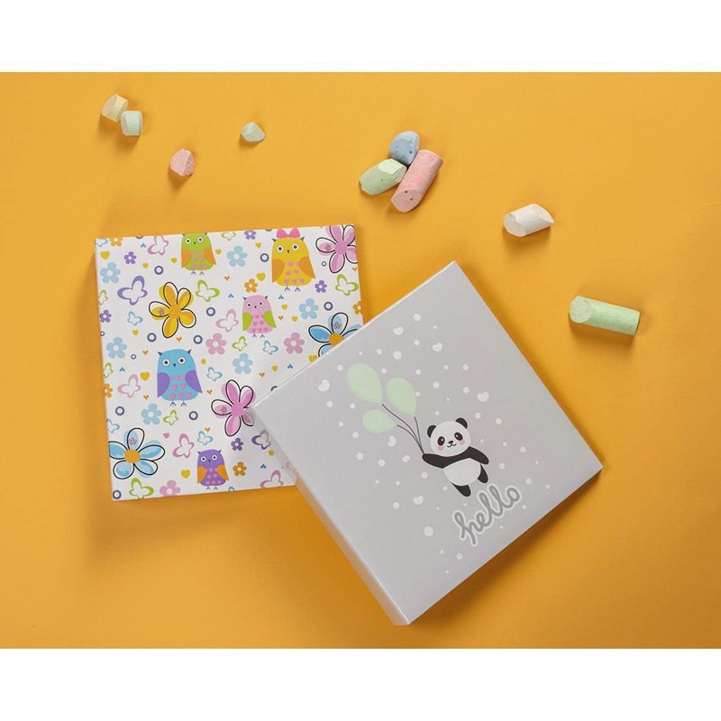 Hama "Hello Panda" Memo Album, 100 White Pages (50 Sheets),