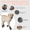 Furrtripsy Dog Booties,Waterproof Dog Shoes for Large Medium Small Dogs,Suitable