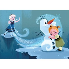 Magic D-108-768 Queen Elsa of snow and 108 pieces Ana