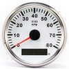ELING Tachometer 8000RPM REV Counter with Hour Meter 85mm 9-32V