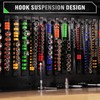 SWANLAKE Socket Organizer Set 18-Piece, 1/4-Inch x 96 Clips, 3/8-Inch