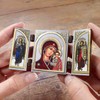 NKlaus - Mother of God of Kazan - Icon Triptych