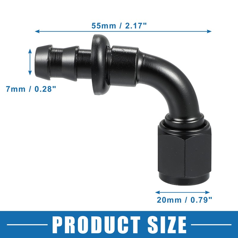 A ABSOPRO Hose End Fitting Fitting Adapter Oil Hose Fitting