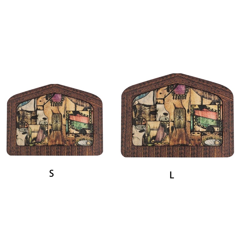 Wooden Puzzle Develop Visualization Skills Brain Teaser Educational Puzzle for