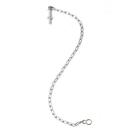 Merriway BH02315 Link Type Bath Chain with S Hook and Stay - 450mm (18 inch)