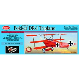 Guillow's Fokker DR1 Triplane Laser Cut Model Kit