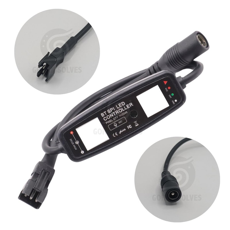Control LED Pixel con Bluetooth para Tira LED WS2811-12, Fácil