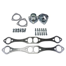 Gearhead Performance STREET ROD CHEVY 283 305 350 383 400 BLOCK HUGGER HEADERS STRAIGHT PLUG HEADER