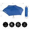 Waterfront BCCSFA-3F53-UH-NG Folding Umbrella, Parasol and Rain Umbrella, Light CARBON