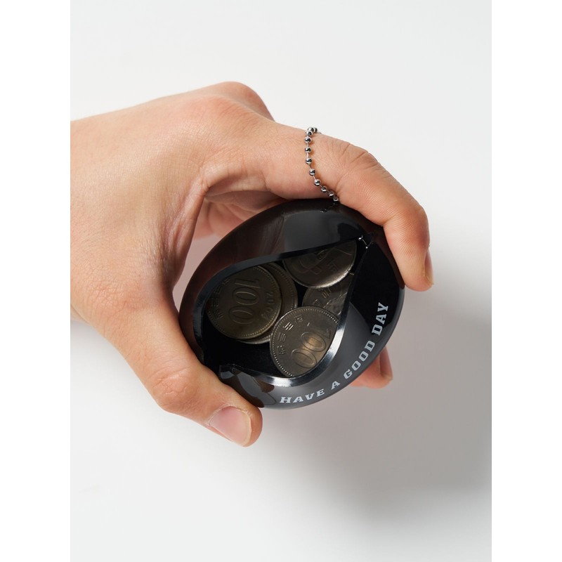 Nice Weather Coin Case Keyring (Black)