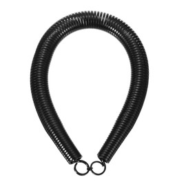 sourcing map PVC Spring Tube Bender 26.8mm OD 520mm Long Conduit Pipe Bender Bending Spring for Pipe Bending Devices in Home Hydropower, Black