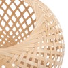 YARNOW Bamboo Lampshade Ceiling Decoration Ceiling Light Cover Rattan Ceiling