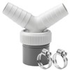 Washing Machine Waste Splitter, Dual Drain Hose Connector for Space-Saving