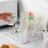 Zilphoba 2pcs Acrylic Spice Rack, No Assembly Clear 3 Tier