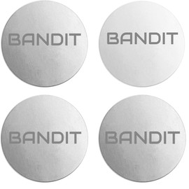 Ashton and Finch Bandit Golf Ball Markers (Pack of 4) | Golf Gift Putting Accessories and Gifts For Men