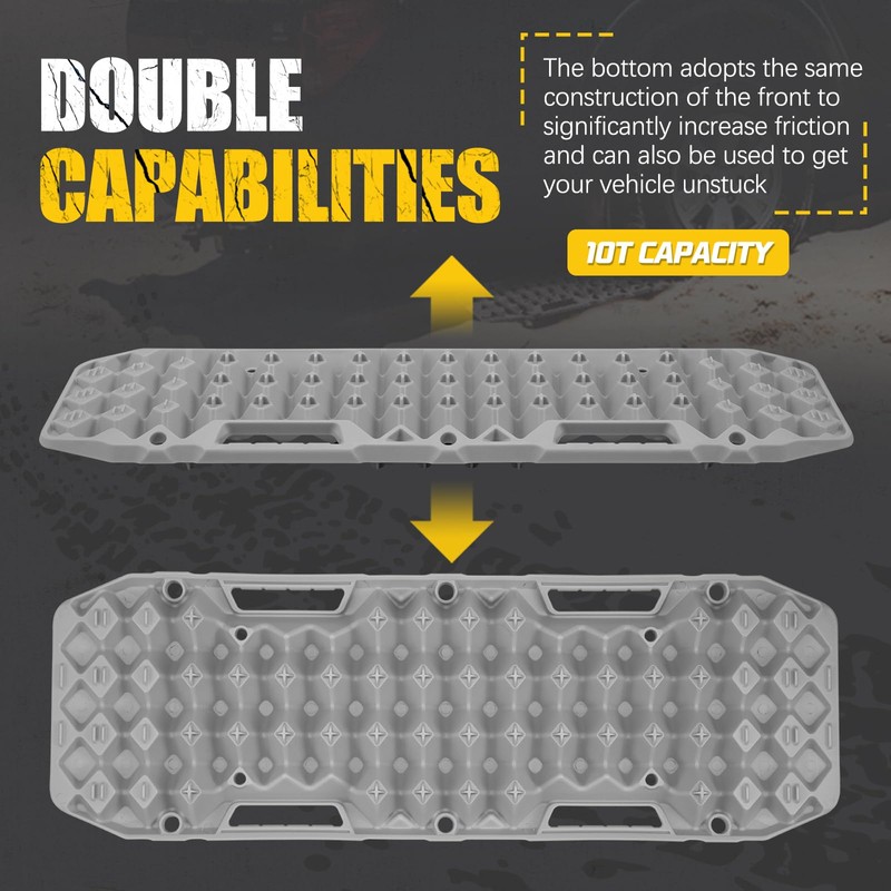BUNKER INDUST Off Road Traction Boards, Pair Recovery Tracks Traction