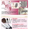 Shishida Seishindo Makeup Brush, SR Series, Rolling Brush, Nylon Hair