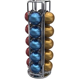 Tavola Swiss 50VERTUO Noltse Kapselspender Lungo für 20 Kapseln, silber, pods