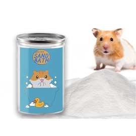 Meow&Woof Hamster Bath Sand, 2.2 lbs Canned Dust Free Desert Sand for Chinchillas Buuny, Gerbil, Syrian Mice, Guinea Pig, Small Animals Bedding Cage Accessories