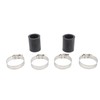 2Pcs 1in High Temp Pipe Clamps Connector Sturdy Exhaust Pipe