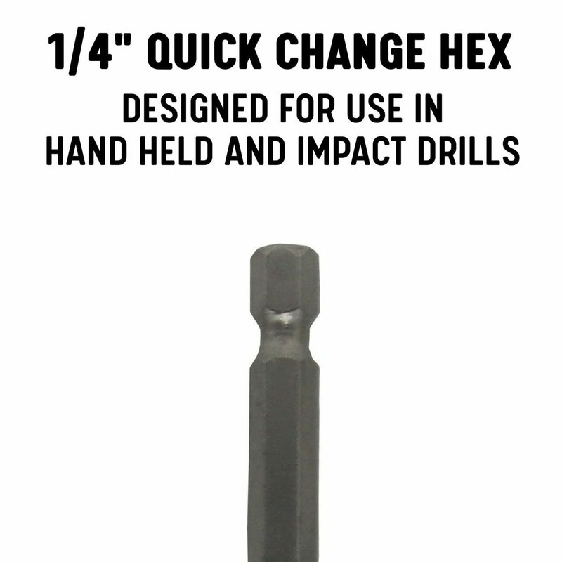 Drill America 3/32" Quick Change Cobalt Drill Bit with Hex