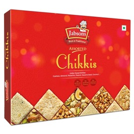 Jabsons - Chikki Assorted, Indian Sweet Brittles, 800 G (28.2 Oz)